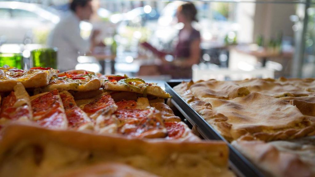 Ligurian Focaccia at Riviera Focacceria Italian in Miami.