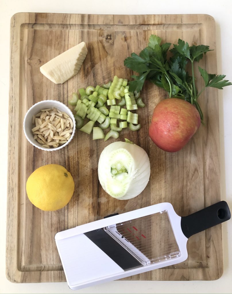 Recipe Homage to the Rite of Spring fennel salad ingredients