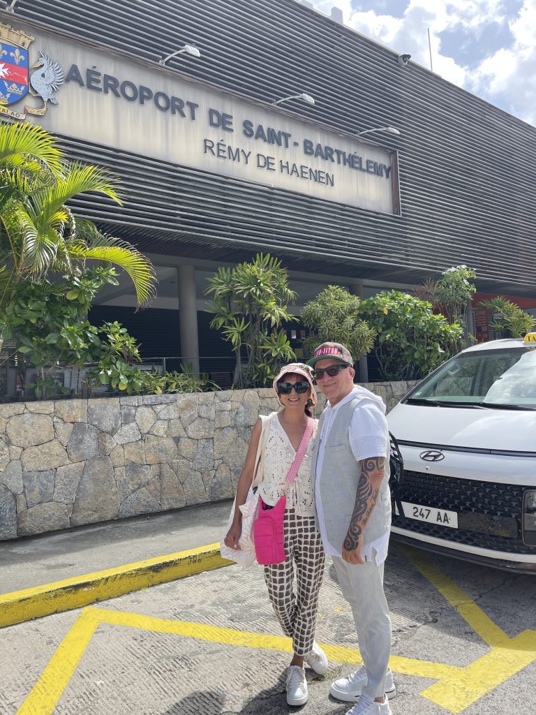 Aeroport de Saint Barthelemy, Remy de Haenen en route to Hotel Manapany